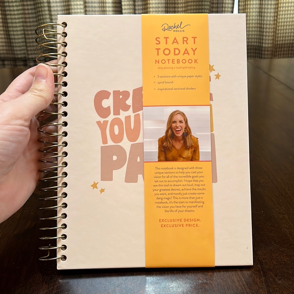 Rachel Hollis Start Today Notebook, NEW!!